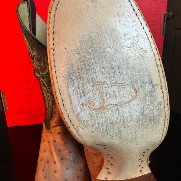 Justin 11” Men’s Mosely (style J124)wide square toe boot - Picture 7 of 7